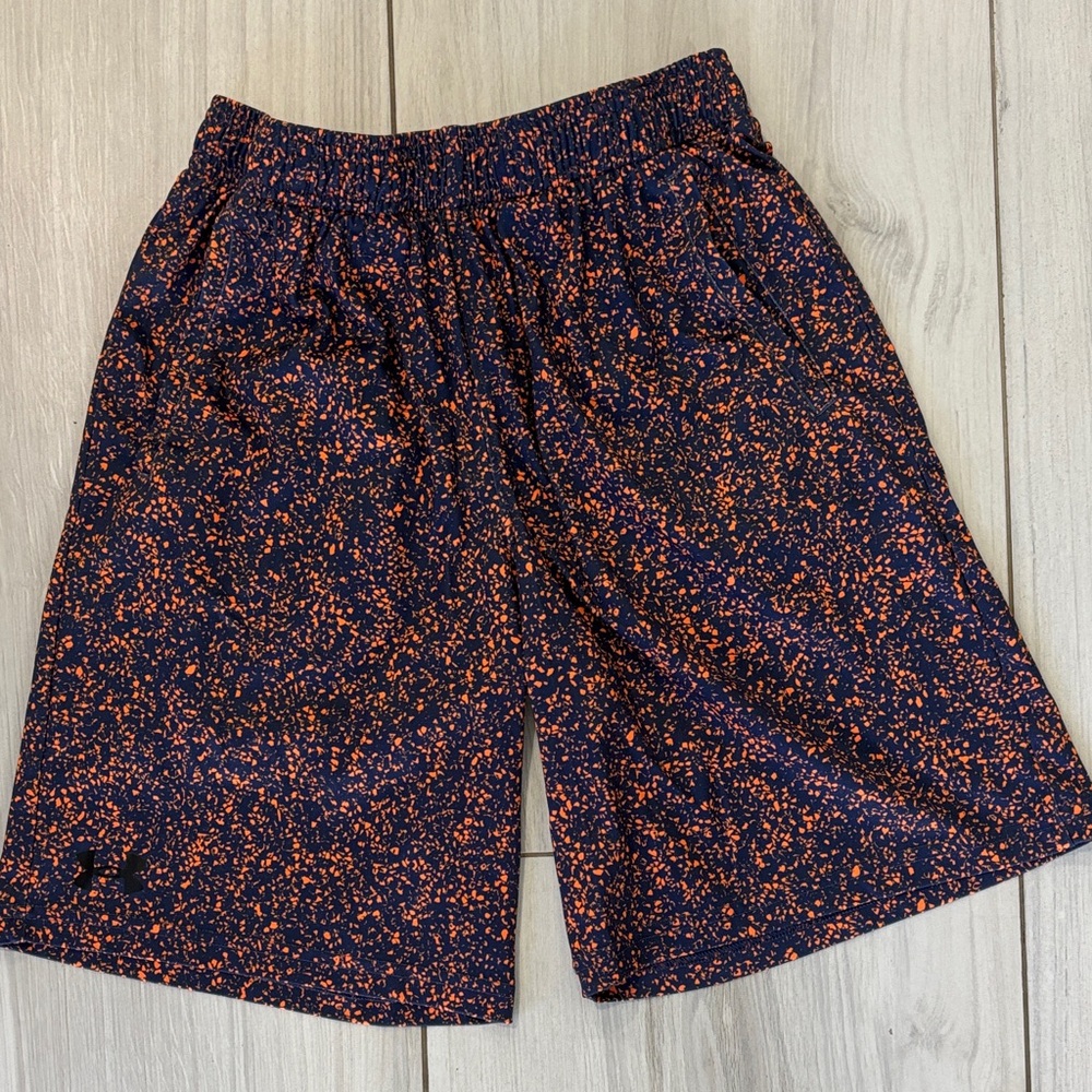 Under Armour Kids Shorts - Navy and Orange